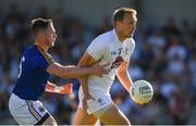 23 June 2018; Tommy Moolick of Kildare in action against Michael Quinn of Longford during the GAA Football All-Ireland Senior Championship Round 2 match between Longford and Kildare at Glennon Brothers Pearse Park in Longford. Photo by Piaras Ó Mídheach/Sportsfile