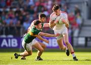 23 June 2018; Mark White of Cork in action against Paul Geaney of Kerry during the Munster GAA Football Senior Championship Final match between Cork and Kerry at Páirc Ui Chaoimh in Cork. Photo by Stephen McCarthy/Sportsfile