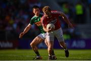 23 June 2018; Ruairi Deane of Cork in action against Paul Murphy of Kerry during the Munster GAA Football Senior Championship Final match between Cork and Kerry at Páirc Ui Chaoimh in Cork. Photo by Eóin Noonan/Sportsfile