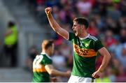 23 June 2018; Paul Geaney of Kerry celebrates after scoring his side's second goal during the Munster GAA Football Senior Championship Final match between Cork and Kerry at Páirc Ui Chaoimh in Cork. Photo by Eóin Noonan/Sportsfile