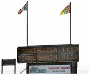 23 June 2018; The final score after the GAA Football All-Ireland Senior Championship Round 2 match between Carlow and Tyrone at Netwatch Cullen Park in Carlow. Photo by Matt Browne/Sportsfile