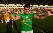 23 June 2018; Darragh Rooney of Leitrim celebrates their victory in the GAA Football All-Ireland Senior Championship Round 2 match between Leitrim and Louth at Páirc Seán Mac Diarmada in Carrick-on-Shannon, Co. Leitrim. Photo by Ramsey Cardy/Sportsfile