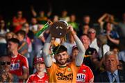 23 June 2018; Kerry captain Shane Murphy lifts the cup following the Munster GAA Football Senior Championship Final match between Cork and Kerry at Páirc Ui Chaoimh in Cork. Photo by Stephen McCarthy/Sportsfile