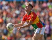 23 June 2018; Darragh O'Brien of Carlow during the GAA Football All-Ireland Senior Championship Round 2 match between Carlow and Tyrone at Netwatch Cullen Park in Carlow. Photo by Matt Browne/Sportsfile