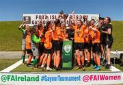 24 June 2018; Kilkenny players celebrate with the cup after the U14 Gaynor Cup Final match between Kilkenny League and Midlands League on Day 2 of the Fota Island Resort Gaynor Tournament at the University of Limerick in Limerick. Photo by Eóin Noonan/Sportsfile