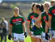 24 June 2018; Cora Staunton of Mayo during the parade prior to the TG4 Connacht Ladies Senior Football Final match between Mayo and Galway at Elvery’s MacHale Park in Castlebar, Mayo. Photo by Seb Daly/Sportsfile