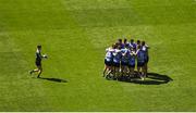 24 June 2018; Evan Comerford of Dublin joins his side's huddle ahead of the Leinster GAA Football Senior Championship Final match between Dublin and Laois at Croke Park in Dublin. Photo by Daire Brennan/Sportsfile