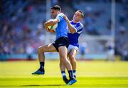24 June 2018; Niall Scully of Dublin in action against Niall Donoher of Laois during the Leinster GAA Football Senior Championship Final match between Dublin and Laois at Croke Park in Dublin. Photo by Stephen McCarthy/Sportsfile