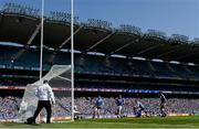 24 June 2018; Ciarán Kilkenny of Dublin shoots to score his side's first goal during the Leinster GAA Football Senior Championship Final match between Dublin and Laois at Croke Park in Dublin. Photo by Stephen McCarthy/Sportsfile
