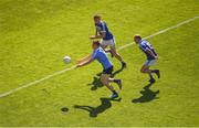 24 June 2018; Con O'Callaghan of Dublin in action against Colm Begley, left, and Damien O'Connor of Laois during the Leinster GAA Football Senior Championship Final match between Dublin and Laois at Croke Park in Dublin. Photo by Daire Brennan/Sportsfile