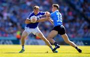 24 June 2018; Kieran Lillis of Laois in action against Cormac Costello of Dublin during the Leinster GAA Football Senior Championship Final match between Dublin and Laois at Croke Park in Dublin. Photo by Stephen McCarthy/Sportsfile