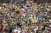 24 June 2018; A section of Fermanagh and Donegal supporters in the terrace during the Ulster GAA Football Senior Championship Final match between Donegal and Fermanagh at St Tiernach's Park in Clones, Monaghan. Photo by Oliver McVeigh/Sportsfile