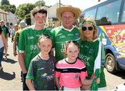 24 June 2018; The Pennell family from Lisnaskea, Co Fermanagh, before the Ulster GAA Football Senior Championship Final match between Donegal and Fermanagh at St Tiernach's Park in Clones, Monaghan. Photo by Oliver McVeigh/Sportsfile