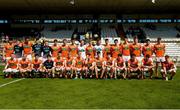 24 June 2018; The Armagh squad before the EirGrid Ulster GAA Football U20 Championship Final match between Armagh and Derry at St Tiernach's Park in Clones, Monaghan. Photo by Oliver McVeigh/Sportsfile
