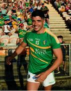 23 June 2018; Emlyn Mulligan of Leitrim celebrates following the GAA Football All-Ireland Senior Championship Round 2 match between Leitrim and Louth at Páirc Seán Mac Diarmada in Carrick-on-Shannon, Co. Leitrim. Photo by Ramsey Cardy/Sportsfile