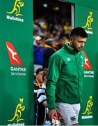 23 June 2018; Ross Byrne of Ireland walks out prior to the 2018 Mitsubishi Estate Ireland Series 3rd Test match between Australia and Ireland at Allianz Stadium in Sydney, Australia. Photo by Brendan Moran/Sportsfile