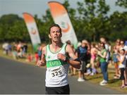24 June 2018; Brian Leahy, Raheny Shamrock A.C., during the Irish Runner 5 Mile at Phoenix Park in Dublin. Photo by Piaras Ó Mídheach/Sportsfile