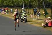 24 June 2018; A runner competing during the Irish Runner 5 Mile at Phoenix Park in Dublin. Photo by Piaras Ó Mídheach/Sportsfile