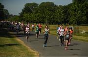 24 June 2018; Runners competing during the Irish Runner 5 Mile at Phoenix Park in Dublin. Photo by Piaras Ó Mídheach/Sportsfile