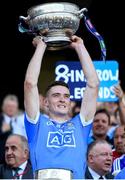 24 June 2018; Brian Fenton of Dublin lifts the Delaney Cup following the Leinster GAA Football Senior Championship Final match between Dublin and Laois at Croke Park in Dublin. Photo by Stephen McCarthy/Sportsfile