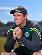 26 June 2018; Ireland captain Gary Wilson poses for a portrait following a Cricket Ireland Press Conference at Malahide Cricket Club in Dublin. Photo by Seb Daly/Sportsfile