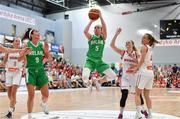 26 June 2018; Sarah Woods of Ireland shoots a jumpshot during the FIBA 2018 Women's European Championships for Small Nations Group B match between Norway and Ireland at the Mardyke Arena in Cork, Ireland. Photo by Brendan Moran/Sportsfile