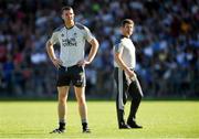 23 June 2018; Kildare selectors Ronan Sweeney, left, and Enda Murphy before the GAA Football All-Ireland Senior Championship Round 2 match between Longford and Kildare at Glennon Brothers Pearse Park in Longford. Photo by Piaras Ó Mídheach/Sportsfile