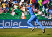 27 June 2018; Hardik Pandya of India drops a catch during the T20 International match between Ireland and India at Malahide Cricket Club Ground in Dublin. Photo by Seb Daly/Sportsfile