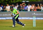 27 June 2018; James Shannon of Ireland in action during the T20 International match between Ireland and India at Malahide Cricket Club Ground in Dublin. Photo by Seb Daly/Sportsfile