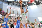 27 June 2018; Grainne Dwyer of Ireland takes a jumpshot during the FIBA 2018 Women's European Championships for Small Nations Group B match between Ireland and Luxembourg at the Mardyke Arena in Cork, Ireland. Photo by Brendan Moran/Sportsfile