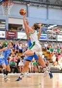 27 June 2018; Claire Rockall of Ireland in action against Nadia Mossong of Luxembourg during the FIBA 2018 Women's European Championships for Small Nations Group B match between Ireland and Luxembourg at the Mardyke Arena in Cork, Ireland. Photo by Brendan Moran/Sportsfile