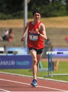 23 June 2018; Oisin Lane of Connaught, in action during the Boys 3000m Walk event, during the Irish Life Health Tailteann Games T&F Championships at Morton Stadium, in Santry, Dublin. Photo by Tomás Greally/Sportsfile