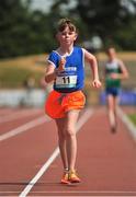 23 June 2018; Aaron McLaughlin of Munster, in action during the Boys 3000m Walk event, during the Irish Life Health Tailteann Games T&F Championships at Morton Stadium, in Santry, Dublin. Photo by Tomás Greally/Sportsfile