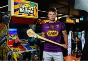 28 June 2018; Rory O’Connor of Wexford was in Token Arcade, in Smithfield, Dublin today ahead of the Bord Gáis Energy GAA Hurling U-21 Munster and Leinster Finals. Wexford play Galway in O’ Moore Park and Cork play Tipperary in Páirc Uí Chaoimh. Both games are scheduled to take place on Wednesday, July 4 with a 7.30pm throw-in. Fans can visit www.instagram.com/bgegaa for news, behind-the-scenes content and competitions over the course of the summer. See #HurlingToTheCore for more. Photo by Sam Barnes/Sportsfile