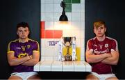 28 June 2018; Rory O’Connor of Wexford and Jack Canning of Galway were in Token Arcade, in Smithfield, Dublin today ahead of the Bord Gáis Energy GAA Hurling U-21 Munster and Leinster Finals. Wexford play Galway in O’ Moore Park and Cork play Tipperary in Páirc Uí Chaoimh. Both games are scheduled to take place on Wednesday, July 4 with a 7.30pm throw-in. Fans can visit www.instagram.com/bgegaa for news, behind-the-scenes content and competitions over the course of the summer. See #HurlingToTheCore for more. Photo by Sam Barnes/Sportsfile