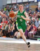26 June 2018; Edel Thornton of Ireland during the FIBA 2018 Women's European Championships for Small Nations Group B match between Norway and Ireland at the Mardyke Arena in Cork, Ireland. Photo by Brendan Moran/Sportsfile