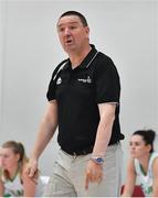 27 June 2018; Ireland head coach Mark Scannell during the FIBA 2018 Women's European Championships for Small Nations Group B match between Ireland and Luxembourg at the Mardyke Arena in Cork, Ireland. Photo by Brendan Moran/Sportsfile