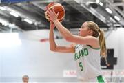 27 June 2018; Sarah Woods of Ireland during the FIBA 2018 Women's European Championships for Small Nations Group B match between Ireland and Luxembourg at the Mardyke Arena in Cork, Ireland. Photo by Brendan Moran/Sportsfile
