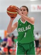 26 June 2018; Claire Rockall of Ireland during the FIBA 2018 Women's European Championships for Small Nations Group B match between Norway and Ireland at the Mardyke Arena in Cork, Ireland. Photo by Brendan Moran/Sportsfile