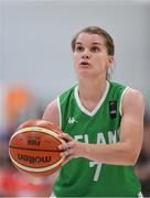 26 June 2018; Claire Rockall of Ireland during the FIBA 2018 Women's European Championships for Small Nations Group B match between Norway and Ireland at the Mardyke Arena in Cork, Ireland. Photo by Brendan Moran/Sportsfile
