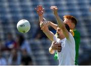 24 June 2018; Kevin Corrigan of Kildare in action against Luke Martyn of Meath during the Leinster GAA Football Junior Championship Final match between Kildare and Meath at Croke Park in Dublin. Photo by Piaras Ó Mídheach/Sportsfile