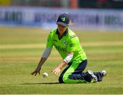 29 June 2018; Laura Delany of Ireland fields the ball during the Women's T20 International match between Ireland and Bangladesh at Malahide Cricket Club Ground in Dublin. Photo by Seb Daly/Sportsfile