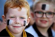 29 June 2018; Dundalk supporters Callum McGeown, left, age 5, and Jamie Carr, age 6, prior to the SSE Airtricity League Premier Division match between Dundalk and Cork City at Oriel Park in Dundalk, Louth. Photo by Stephen McCarthy/Sportsfile