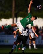 29 June 2018; Graham Cummins of Cork City in action against Krisztian Adorjan of Dundalk during the SSE Airtricity League Premier Division match between Dundalk and Cork City at Oriel Park in Dundalk, Louth. Photo by Stephen McCarthy/Sportsfile
