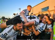 29 June 2018; Dundalk players celebrate after Patrick Hoban, left, scored their side's winning goal during the SSE Airtricity League Premier Division match between Dundalk and Cork City at Oriel Park in Dundalk, Louth. Photo by Stephen McCarthy/Sportsfile