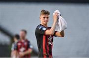 29 June 2018; Paddy Kirk of Bohemians applauds the support following the SSE Airtricity League Premier Division match between Bohemians and St Patrick's Athletic at Dalymount Park in Dublin. Photo by David Fitzgerald/Sportsfile