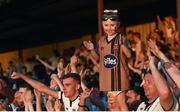 29 June 2018; Dundalk supporters including Katie McCann celebrate following the SSE Airtricity League Premier Division match between Dundalk and Cork City at Oriel Park in Dundalk, Louth. Photo by Stephen McCarthy/Sportsfile