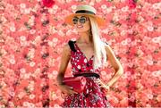 30 June 2018; Regina Horan from Malahide, Co Dublin, at day 2 of the Dubai Duty Free Irish Derby Festival at the Curragh Racecourse in Kildare. Photo by Matt Browne/Sportsfile