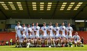 30 June 2018; The Kildare squad prior to the Joe McDonagh Cup Relegation / Promotion play-off match between Antrim and Kildare at the Athletic Ground in Armagh. Photo by Seb Daly/Sportsfile