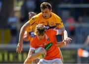 30 June 2018; Andrew Murnin of Armagh in action against Cillian Brennan of Clare during the GAA Football All-Ireland Senior Championship Round 3 match between Armagh and Clare at the Athletic Grounds in Armagh. Photo by Seb Daly/Sportsfile